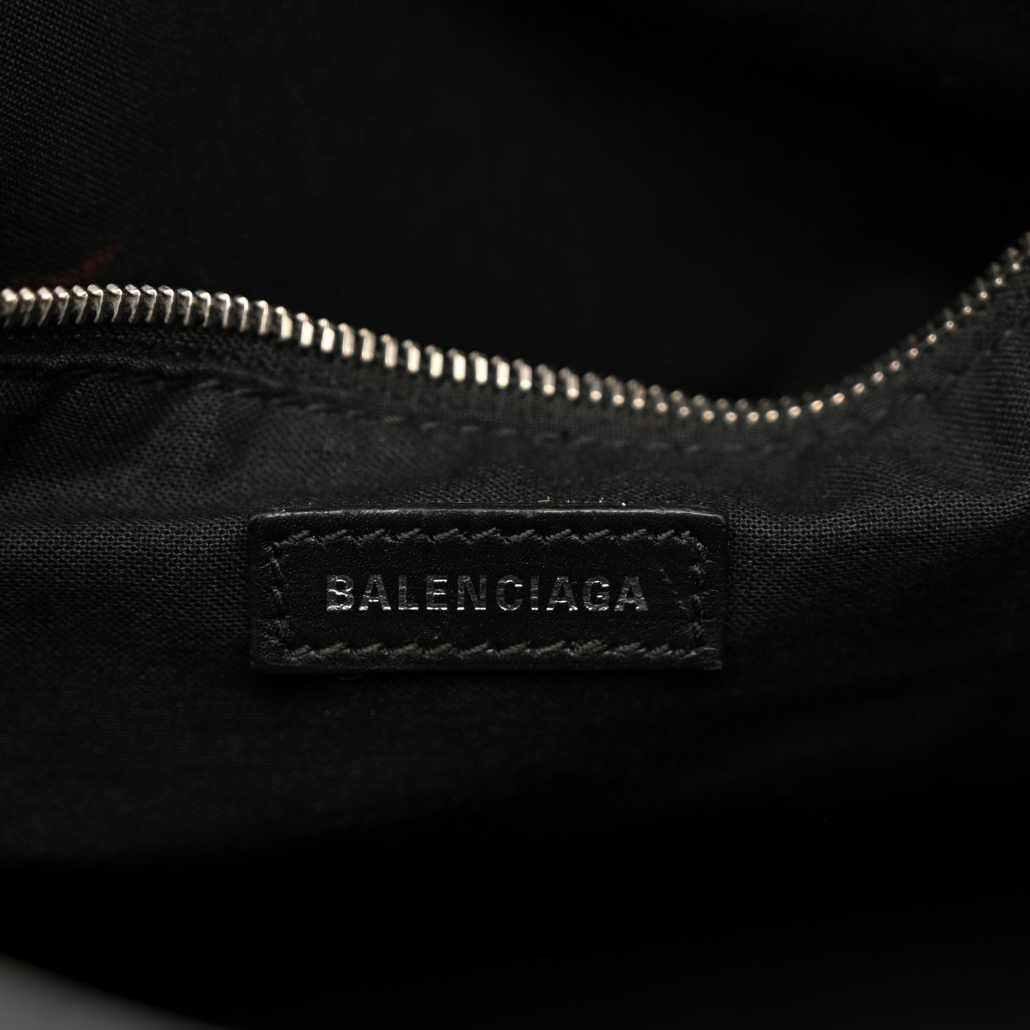Canvas Satin Calfskin Diagonal Allover Logo Print Classic Silver Hardware S City Black White