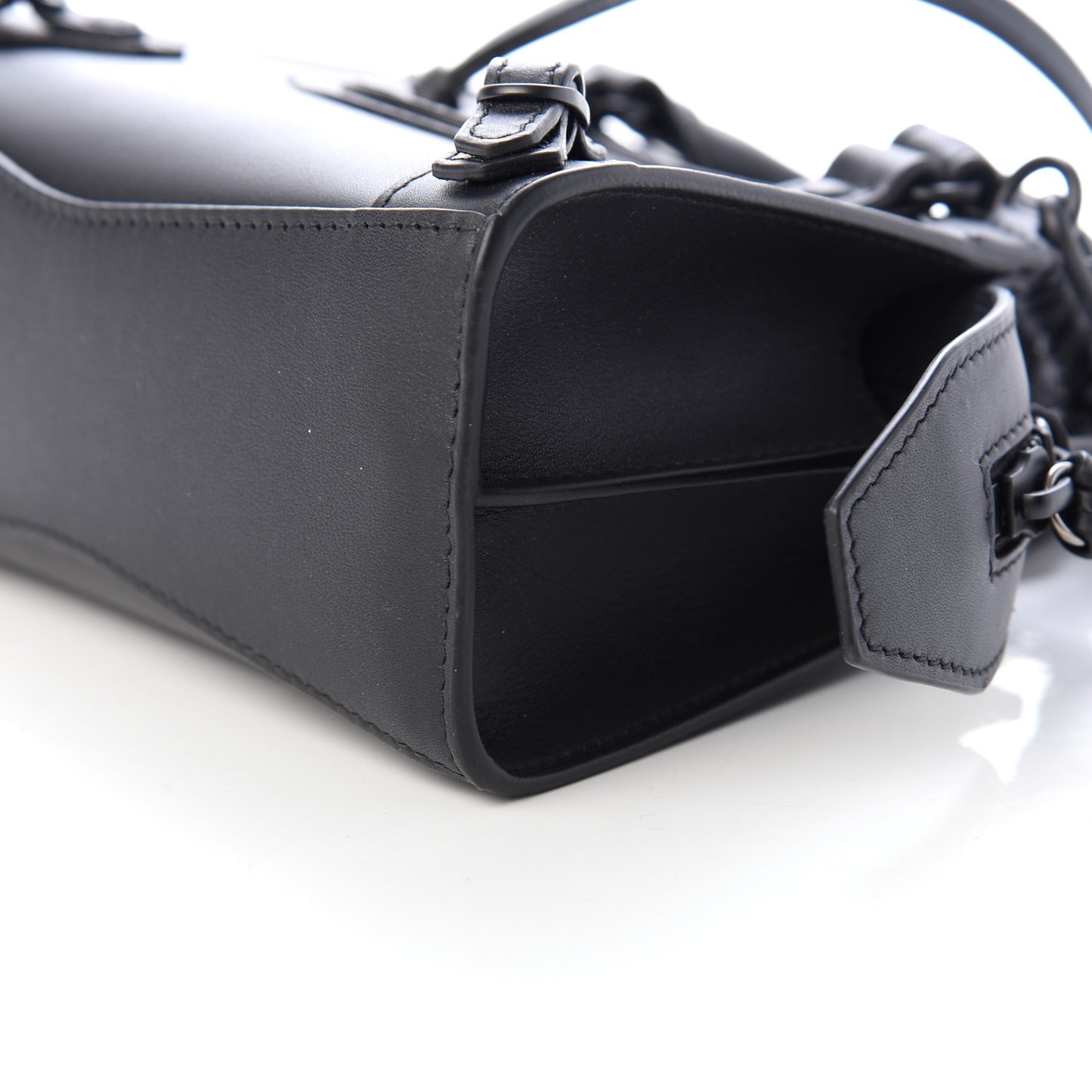 Smooth Calfskin Neo Classic Black Hardware Nano City Crossbody Black