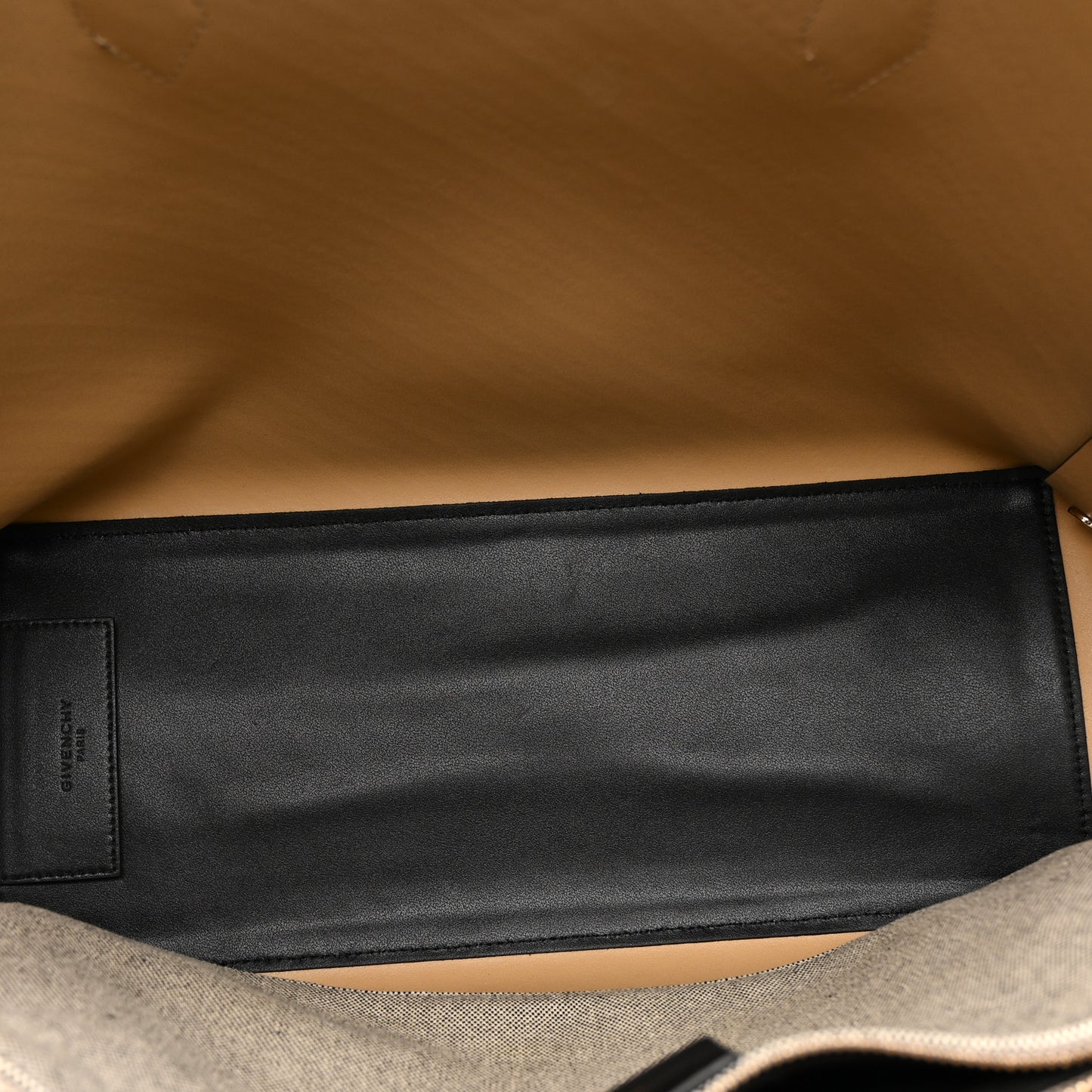 Calfskin Chain Embossed Medium Bond Shopper Tote Black