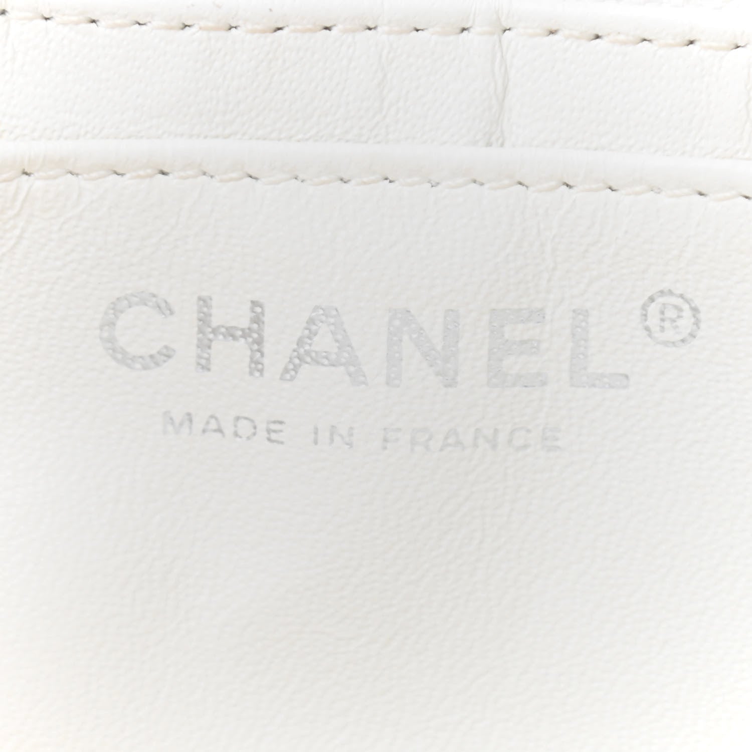 Chanel Caviar Quilted XL Jumbo Single Flap White 6 of 10