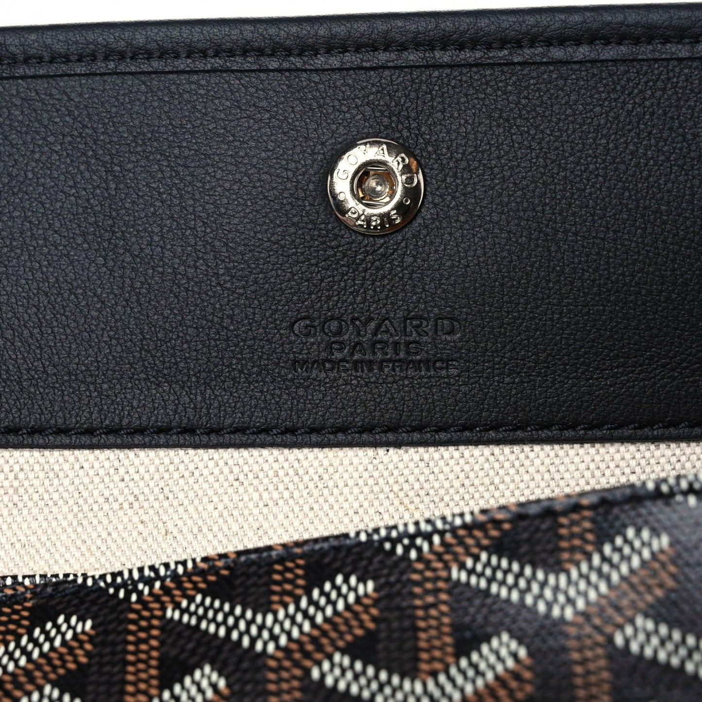 Goyardine Reversible Anjou GM Black