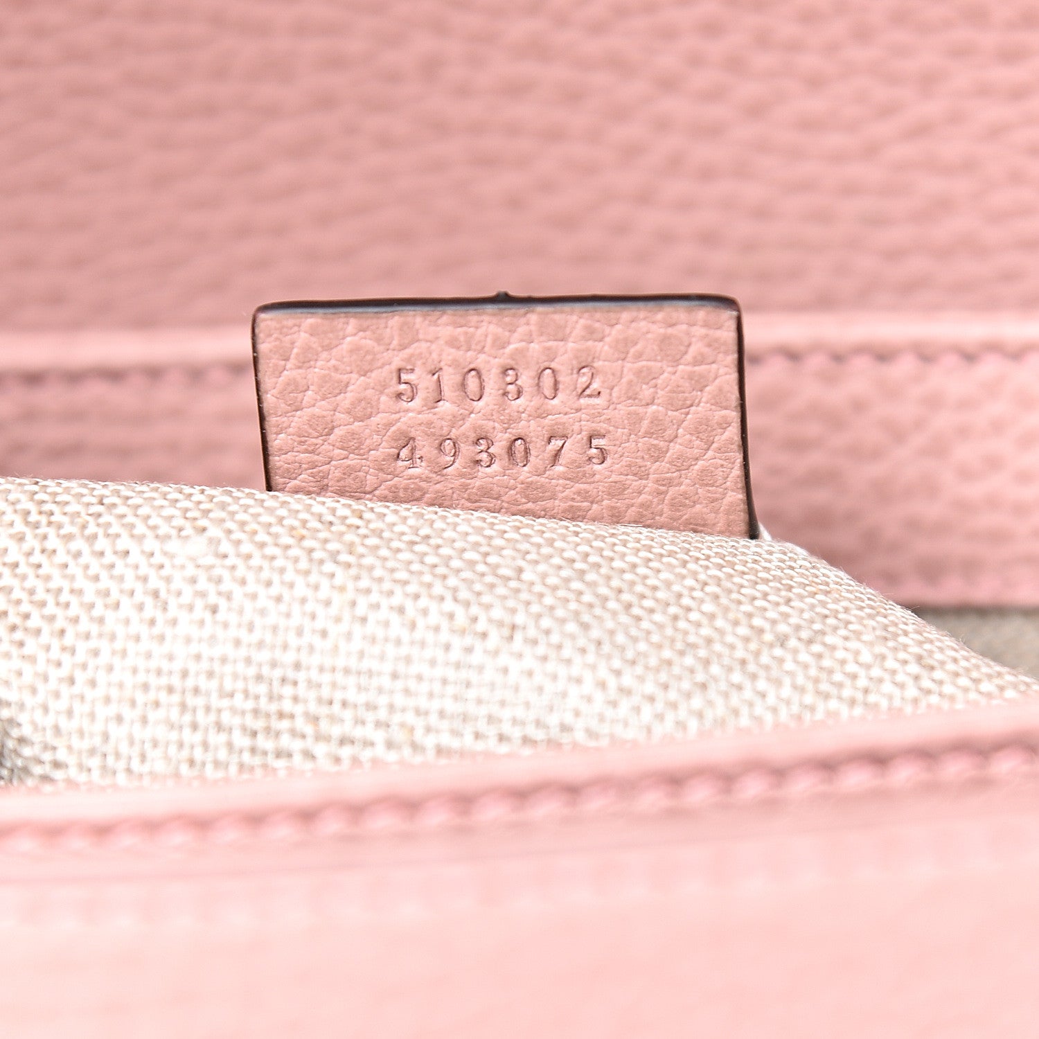 Gucci Dollar Calfskin Interlocking G Top Handle Shoulder Bag Soft Pink 6 of 9