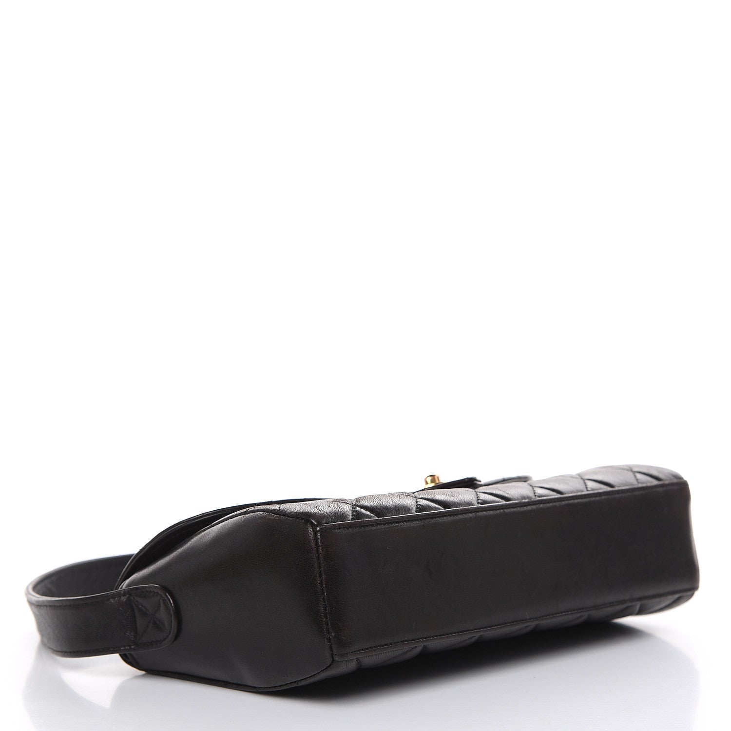 Chanel Lambskin Quilted East West Flap Black 4 of 22