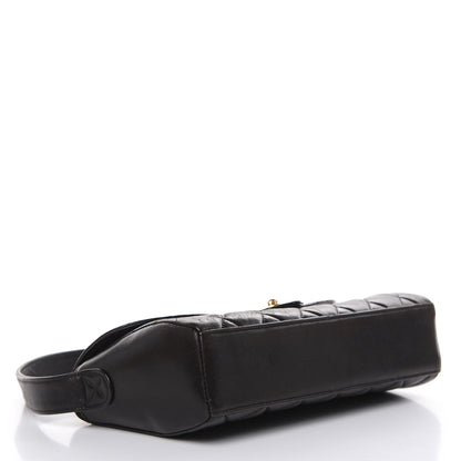 Chanel Lambskin Quilted East West Flap Black 4 of 22