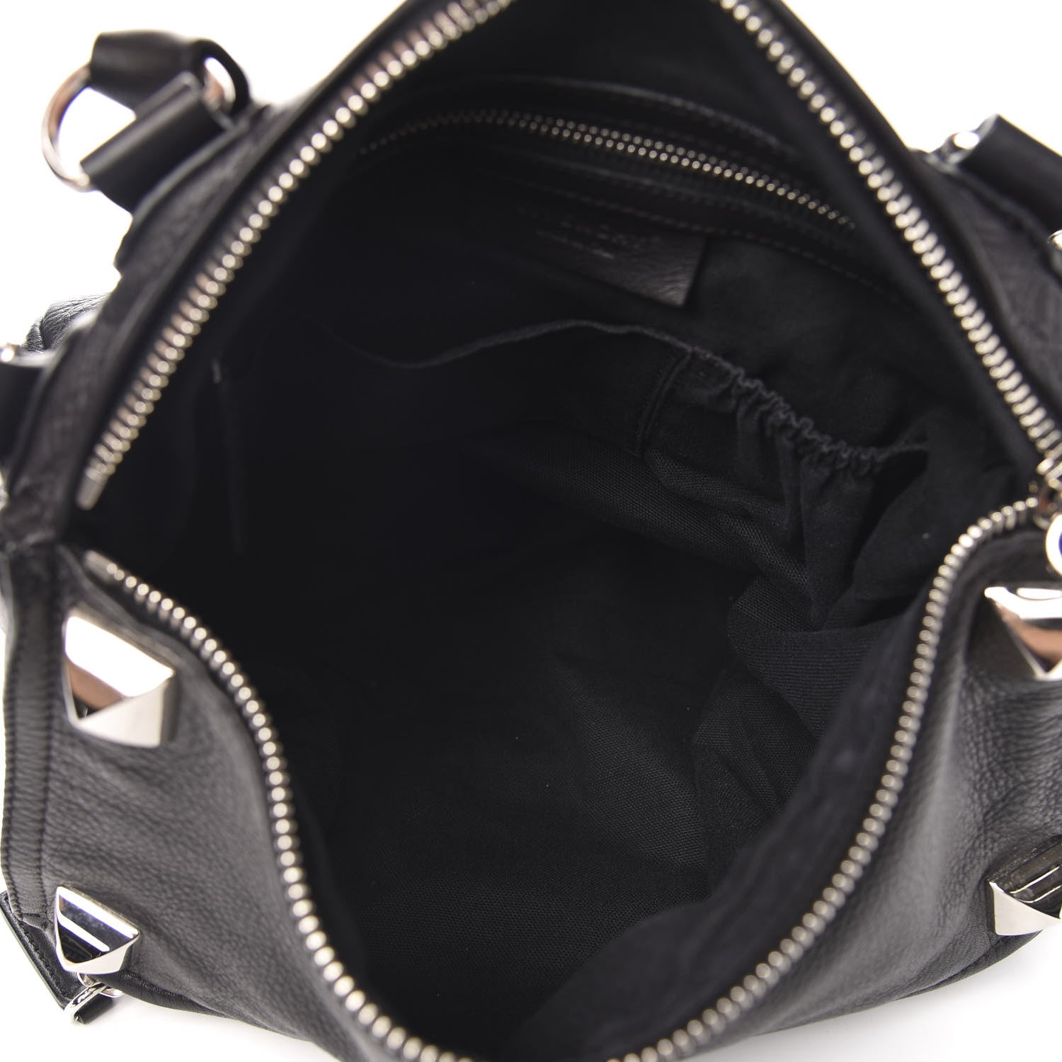 Givenchy Pebbled Calfskin Medium Pyramid Stud Pandora Black 5 of 10