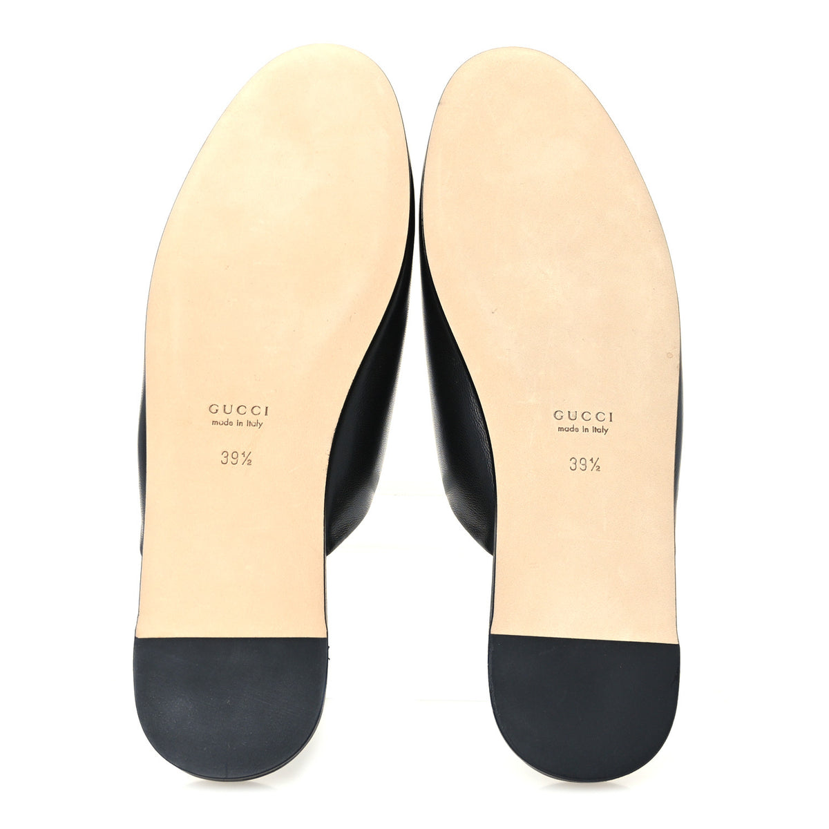 Nappa Annette Horsebit Slippers 39.5 Black
