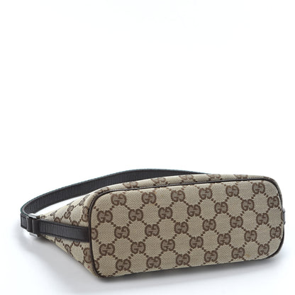 Gucci Monogram Web Boat Pochette Brown 3 of 9