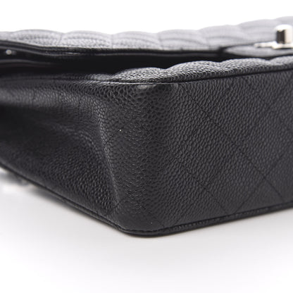 Chanel Caviar Quilted Medium Double Flap Black 9 of 11