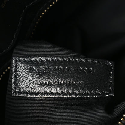 Saint Laurent Calfskin Y Quilted Monogram Medium Loulou Chain Satchel Black 7 of 11