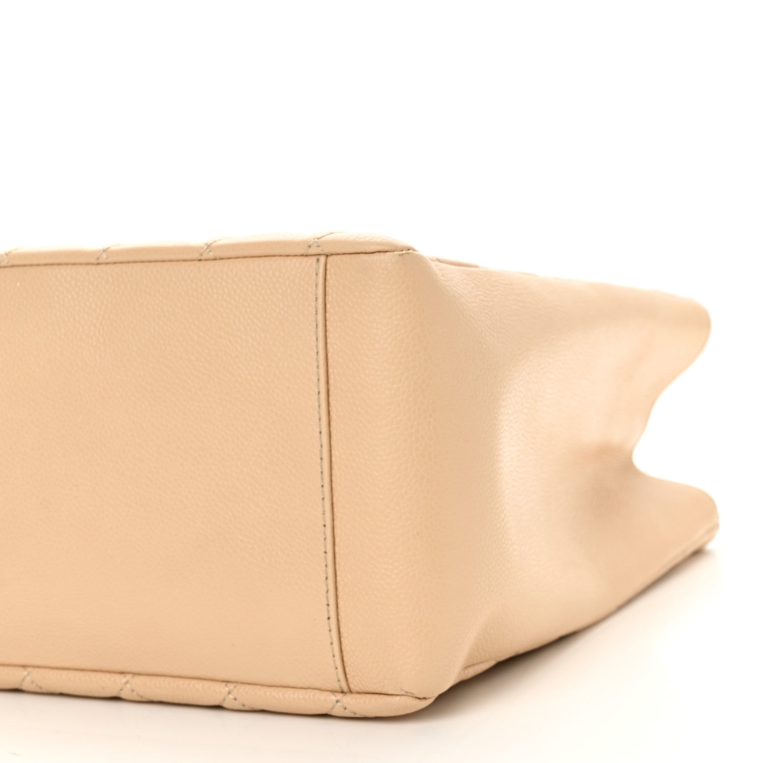 Chanel Caviar Quilted Grand Shopping Tote GST Beige 16 of 18