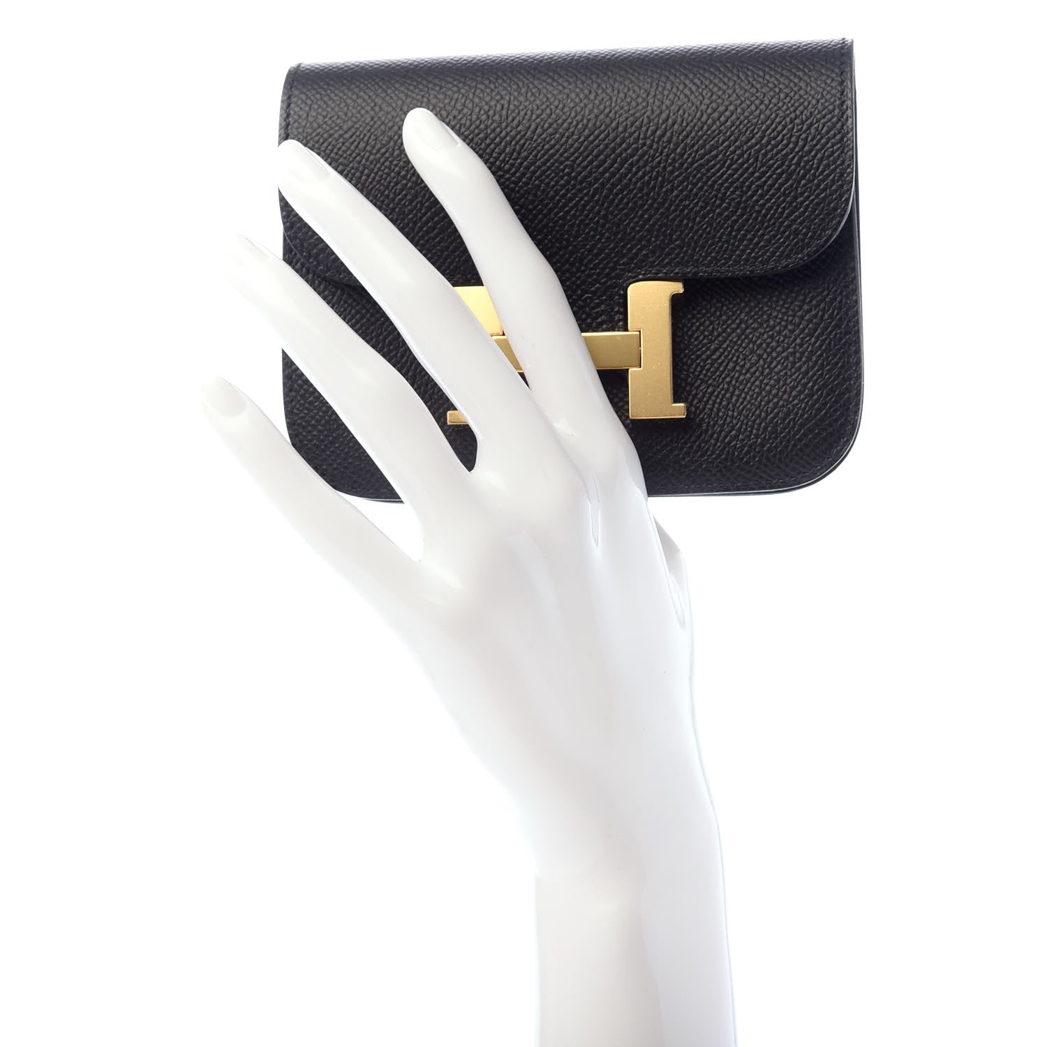 Hermes Epsom Constance Slim Wallet Black 2 of 7