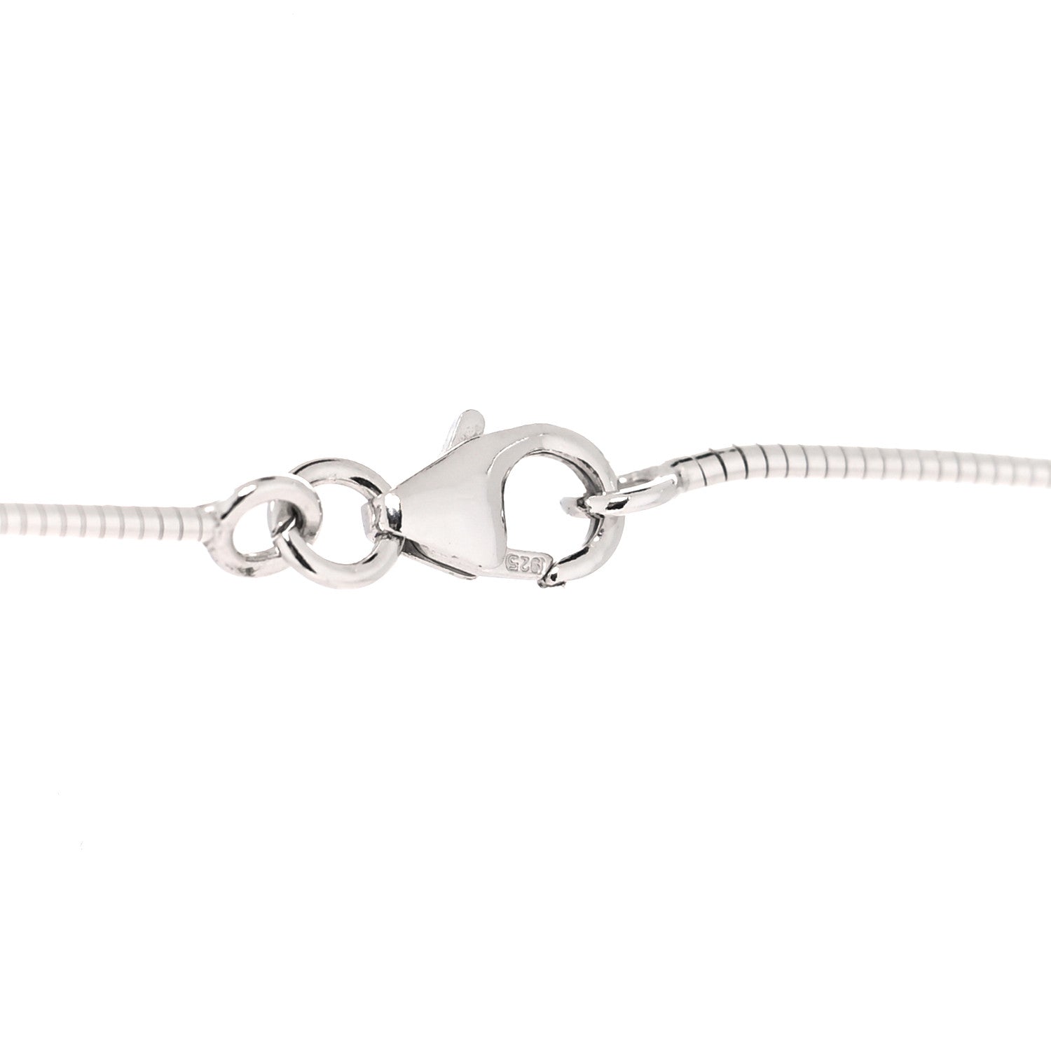 Hermes Cage d'H Pendant Necklace Orange Fonce 4 of 5