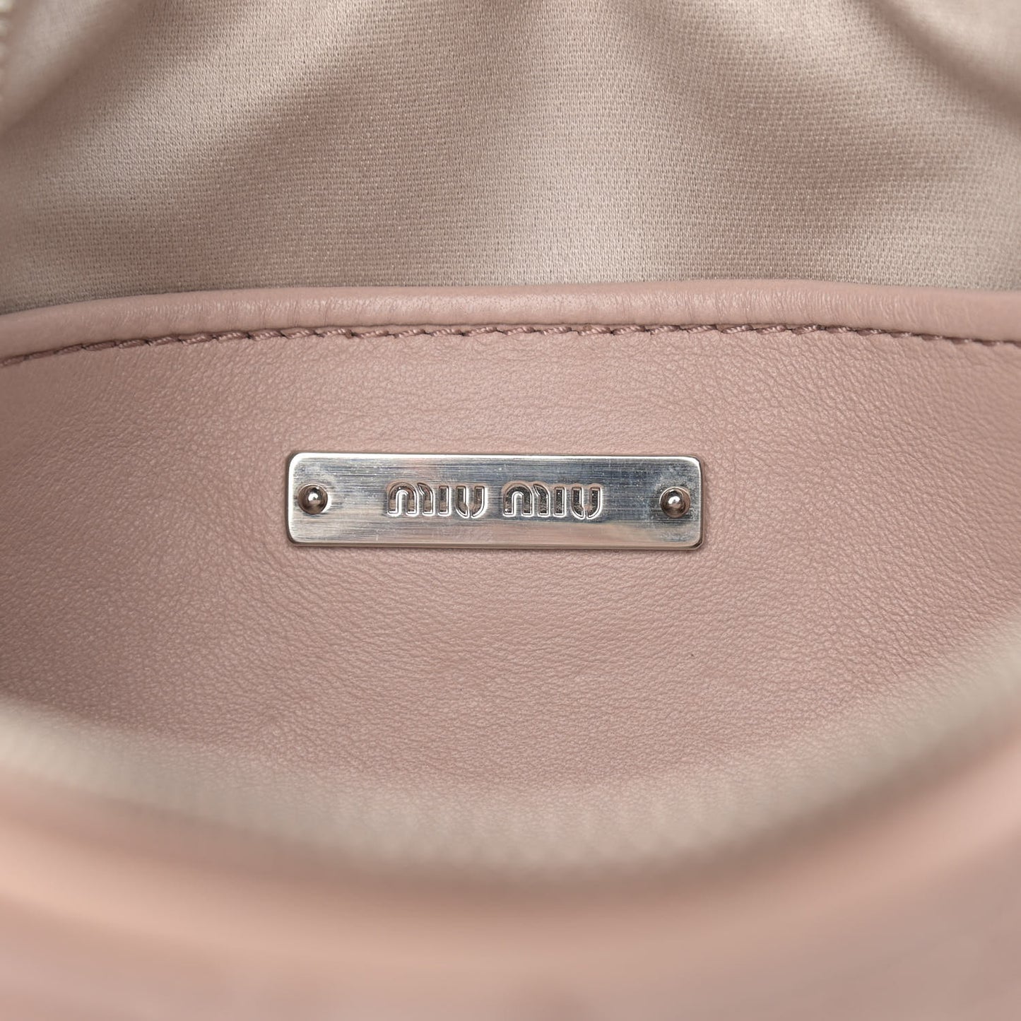 Nappa Matelasse Crystal Camera Bag Cammeo