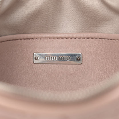 Miu Miu Nappa Matelasse Crystal Camera Bag Cammeo 5 of 9