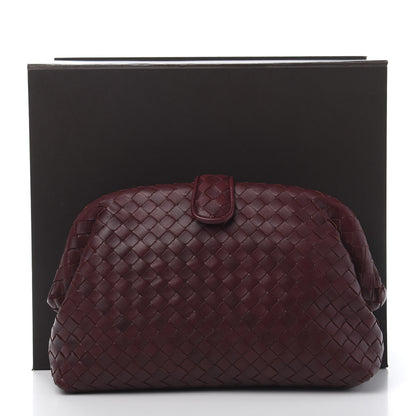 Bottega Veneta Nappa Intrecciato The Lauren 1980 Clutch Gigolo Red 9 of 9