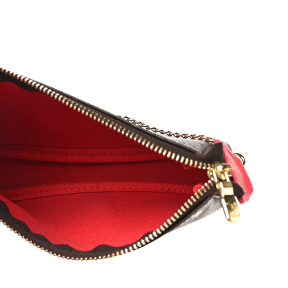 Louis Vuitton Monogram 2021 Christmas Animation London Mini Pochette Accessories Red 5 of 10