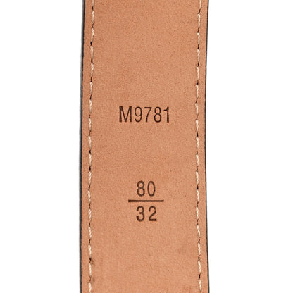Louis Vuitton Mini Monogram 25mm LV Initiales Belt 80/32 4 of 7
