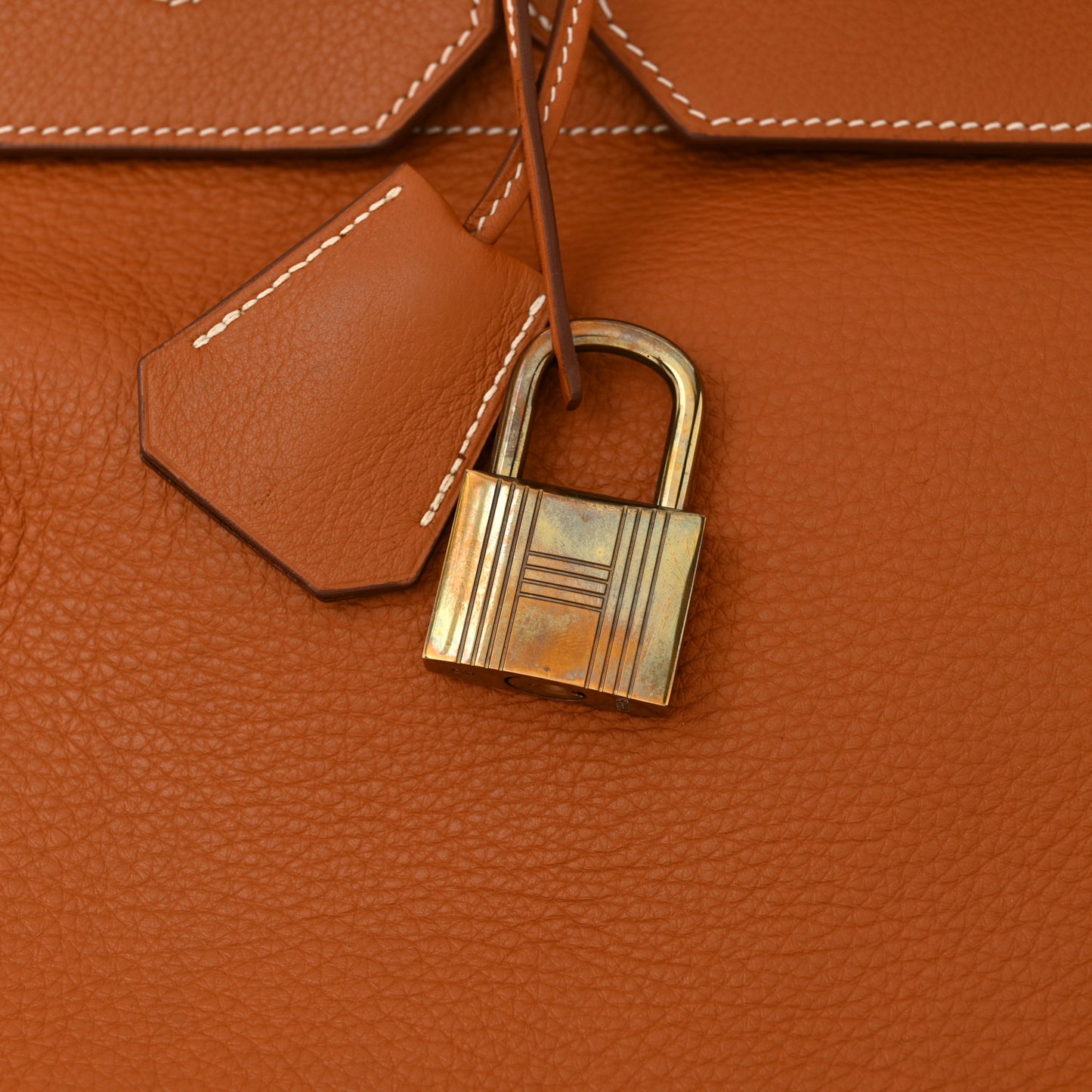 Taurillon Clemence HAC Travel Birkin 55 Gold