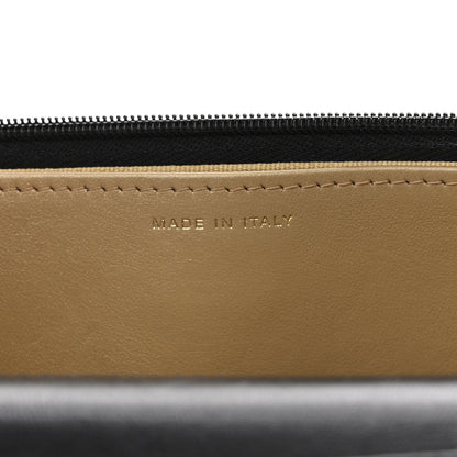 Chanel Lambskin Quilted Enamel CC Wallet on Chain WOC Black 7 of 12