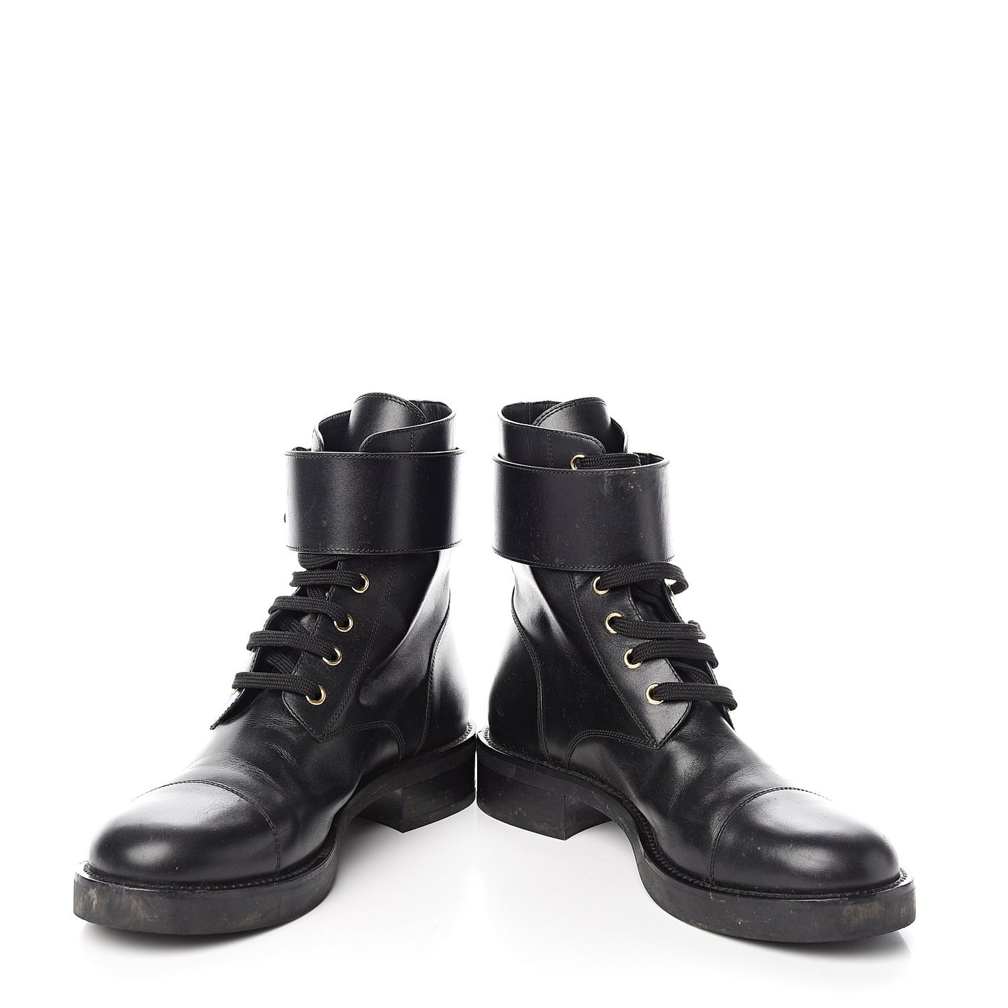 Calfskin Wonderland Ranger Boots 40 Black