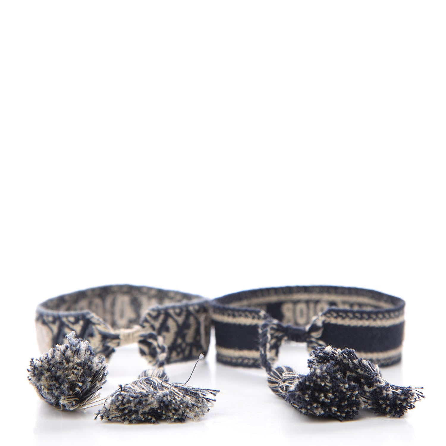 Christian Dior Woven Cotton J'Adior Friendship Bracelet Set 3 of 4