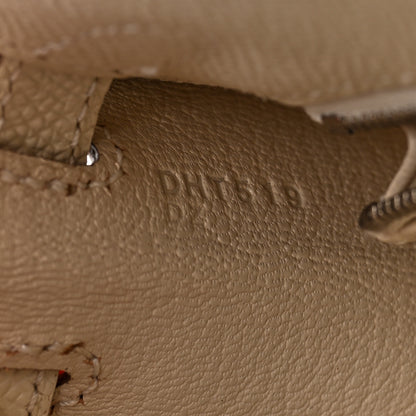 Hermes Epsom Kelly Sellier 25 Craie 7 of 10