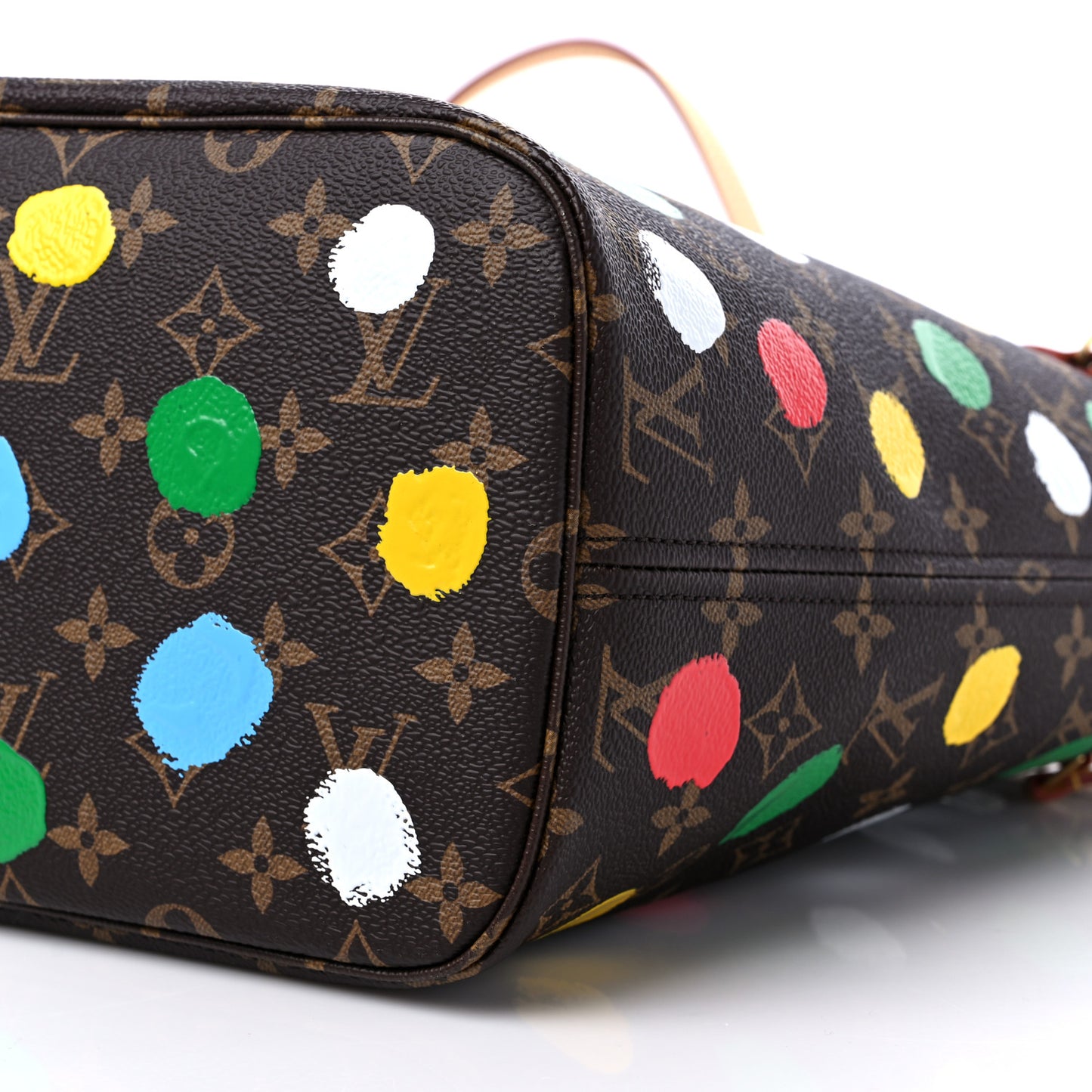 LV X YK Monogram Dots Neverfull MM