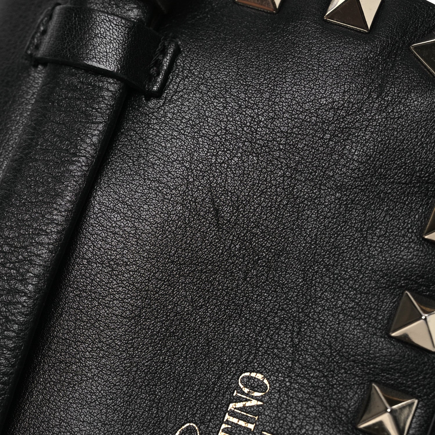 Valentino Garavani Calfskin Rockstud Belt Bag Black 11 of 13