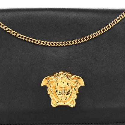 Versace Vitello Palazzo Medusa Evening Clutch Bag Black 7 of 10