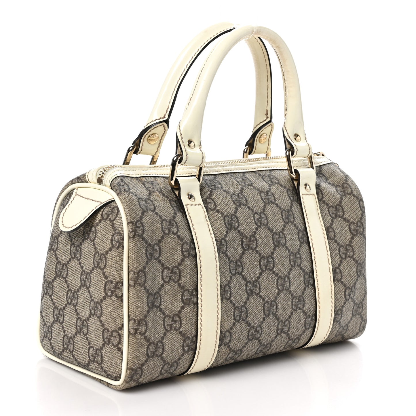 GG Plus Monogram Small Joy Boston White