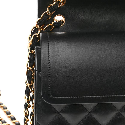 Chanel Lambskin Quilted Jumbo Double Flap Black 28 of 31