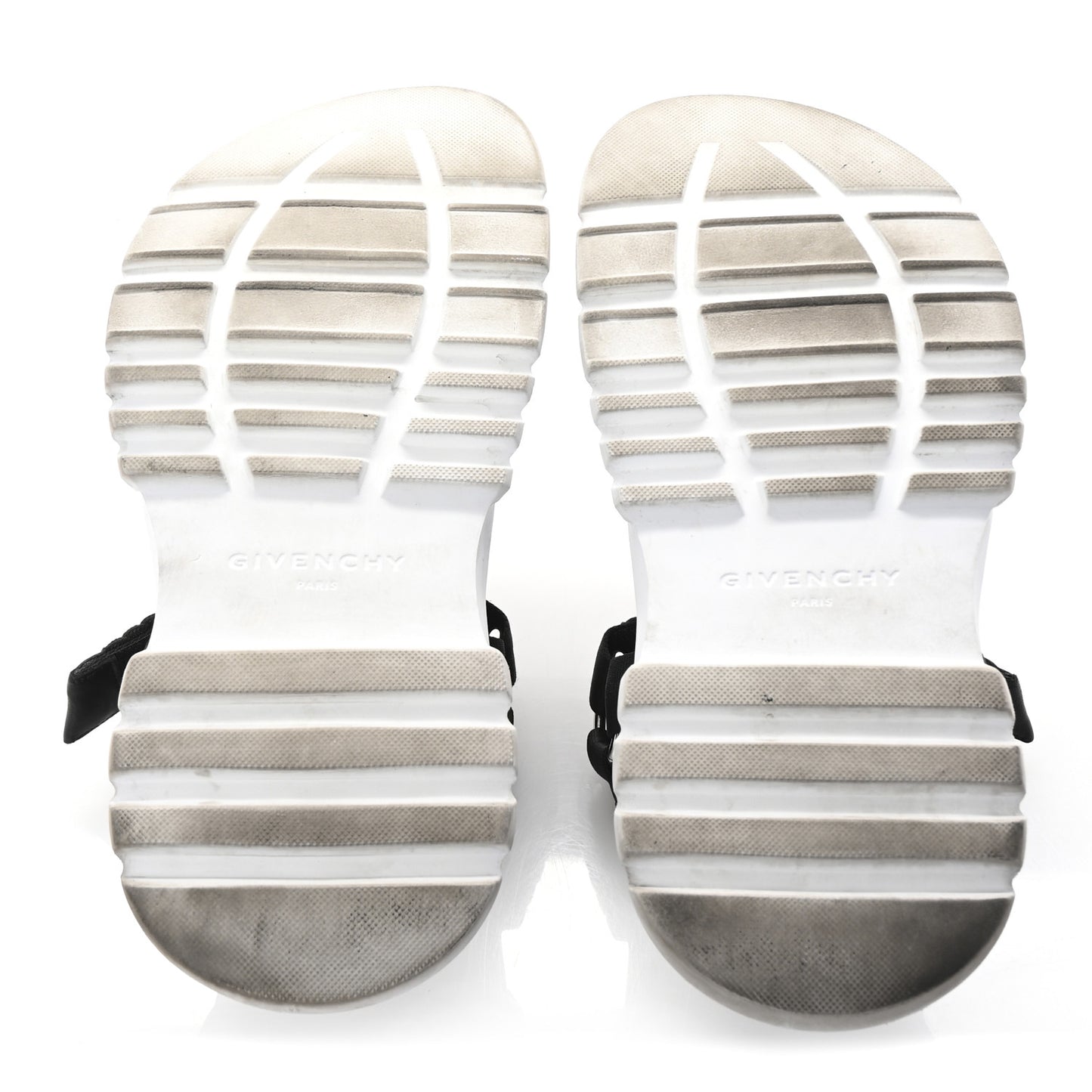 Calfskin Canvas Braided Spectre Sandals 42 Black