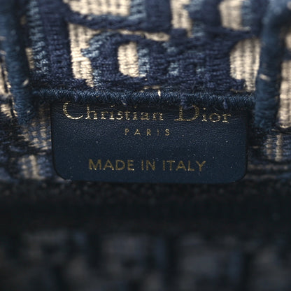 Christian Dior Oblique Mini Book Tote Phone Bag Blue 6 of 9
