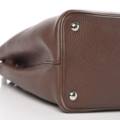 Prada Vitello Daino Small Double Bag Bruciato Rame 6 of 18