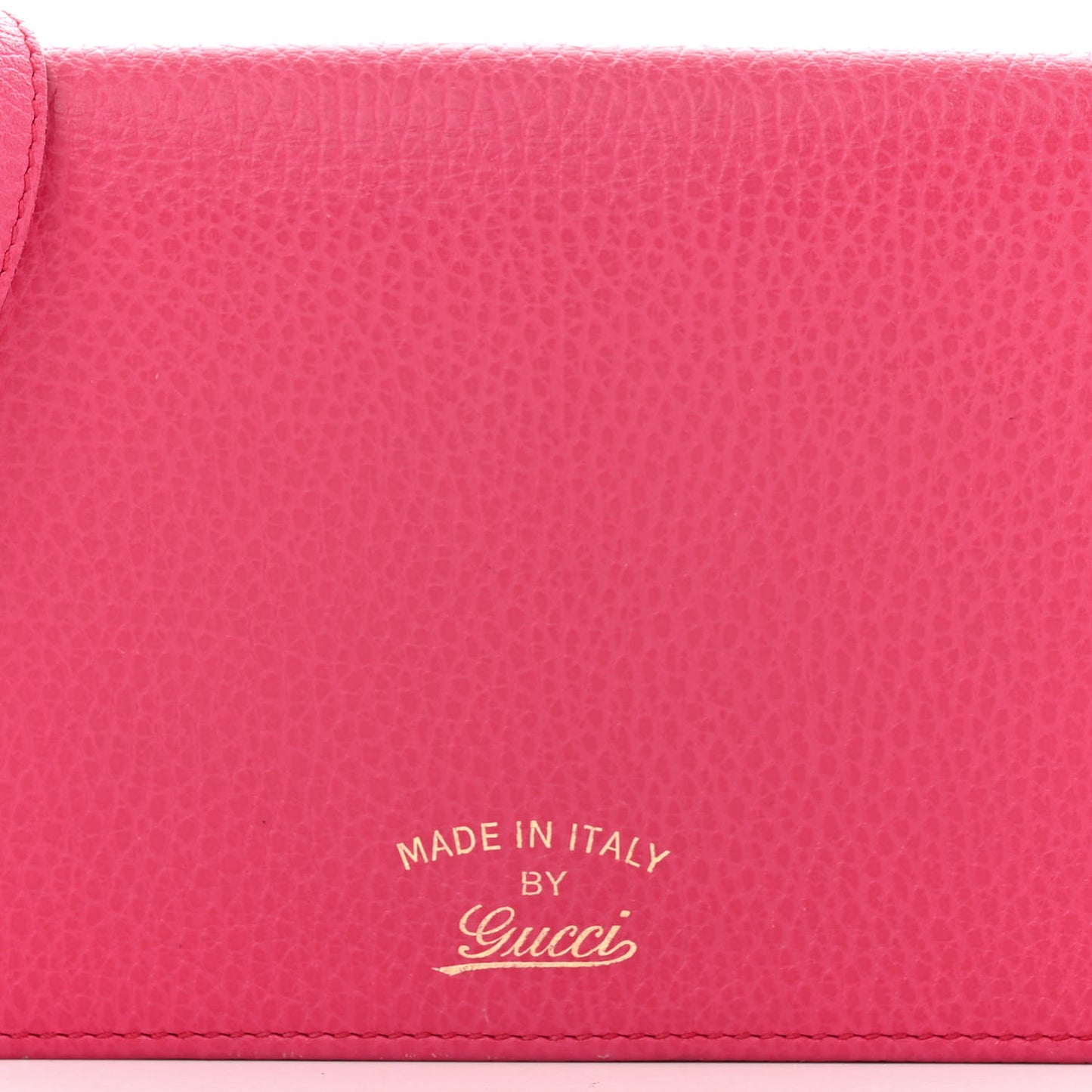 Dollar Calfskin Mini Swing Wallet Bag Blossom