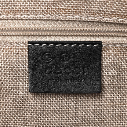 Gucci Soft Microguccissima Small Zippered Satchel Black 5 of 8