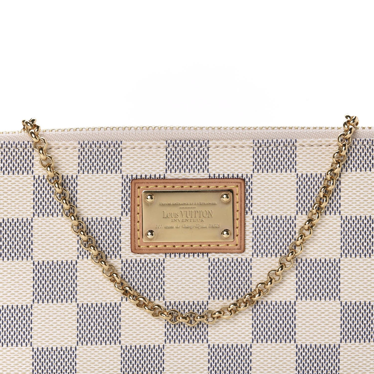 Louis Vuitton Damier Azur Pochette Milla MM 10 of 10