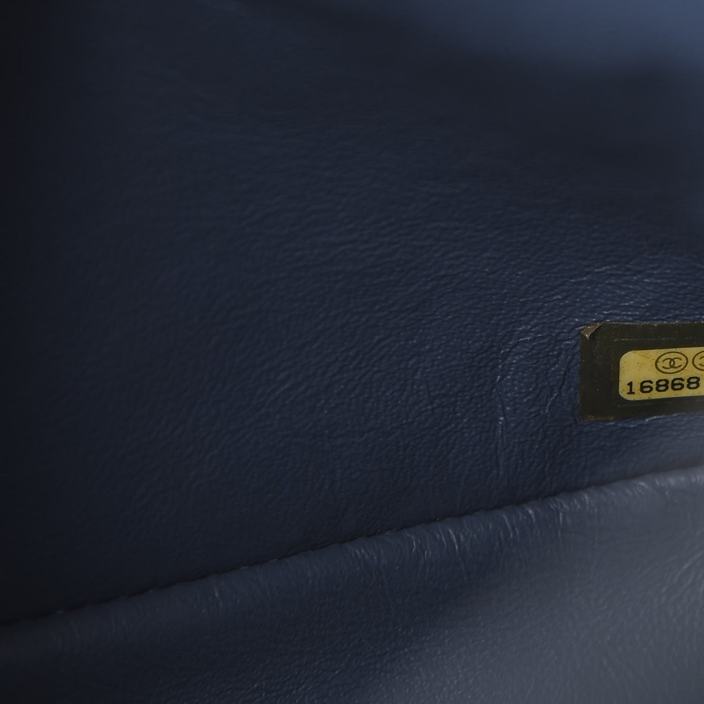 Lambskin Quilted Jumbo Double Flap Light Blue