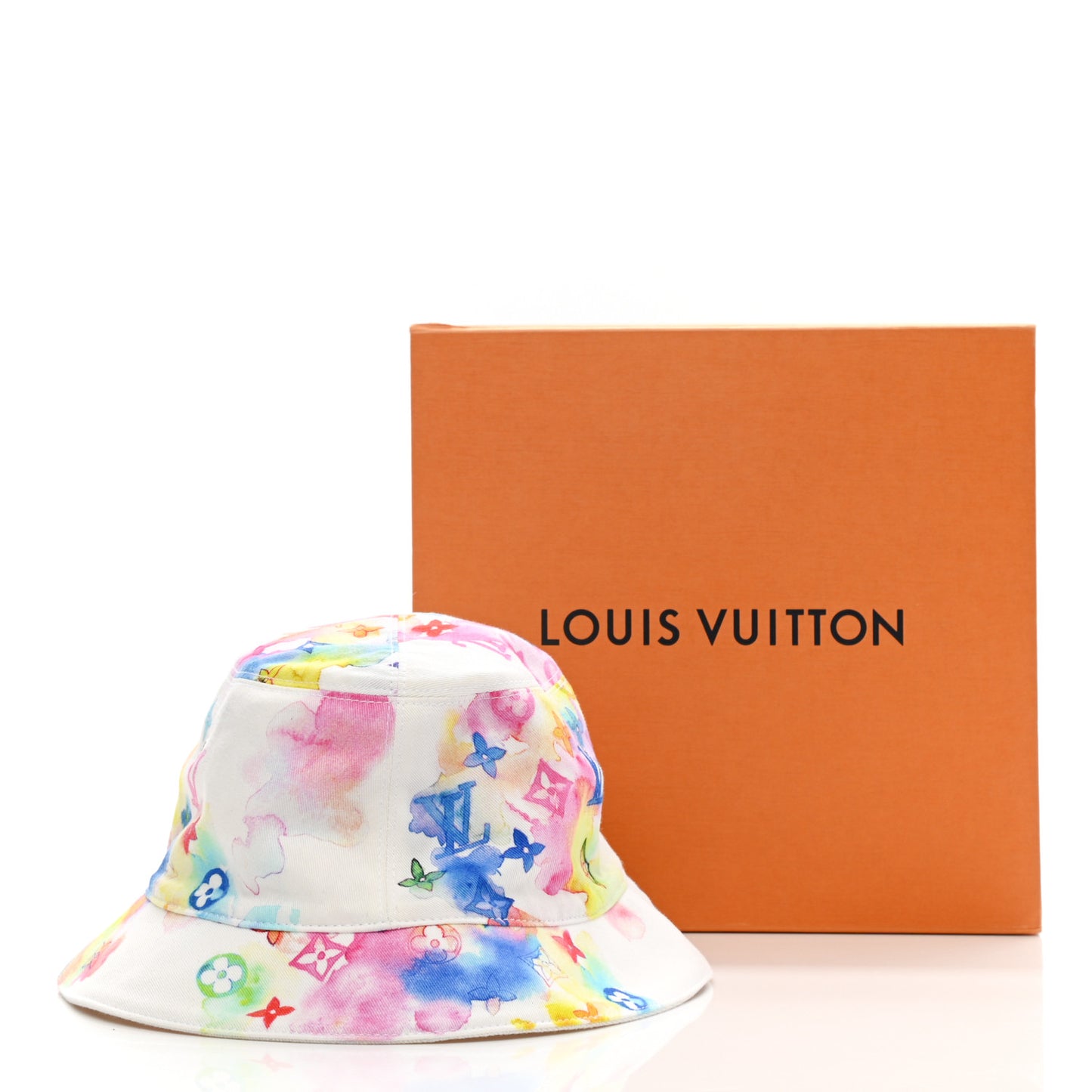 Watercolor Cotton Transformable Bob Bucket Hat 58 Multicolor