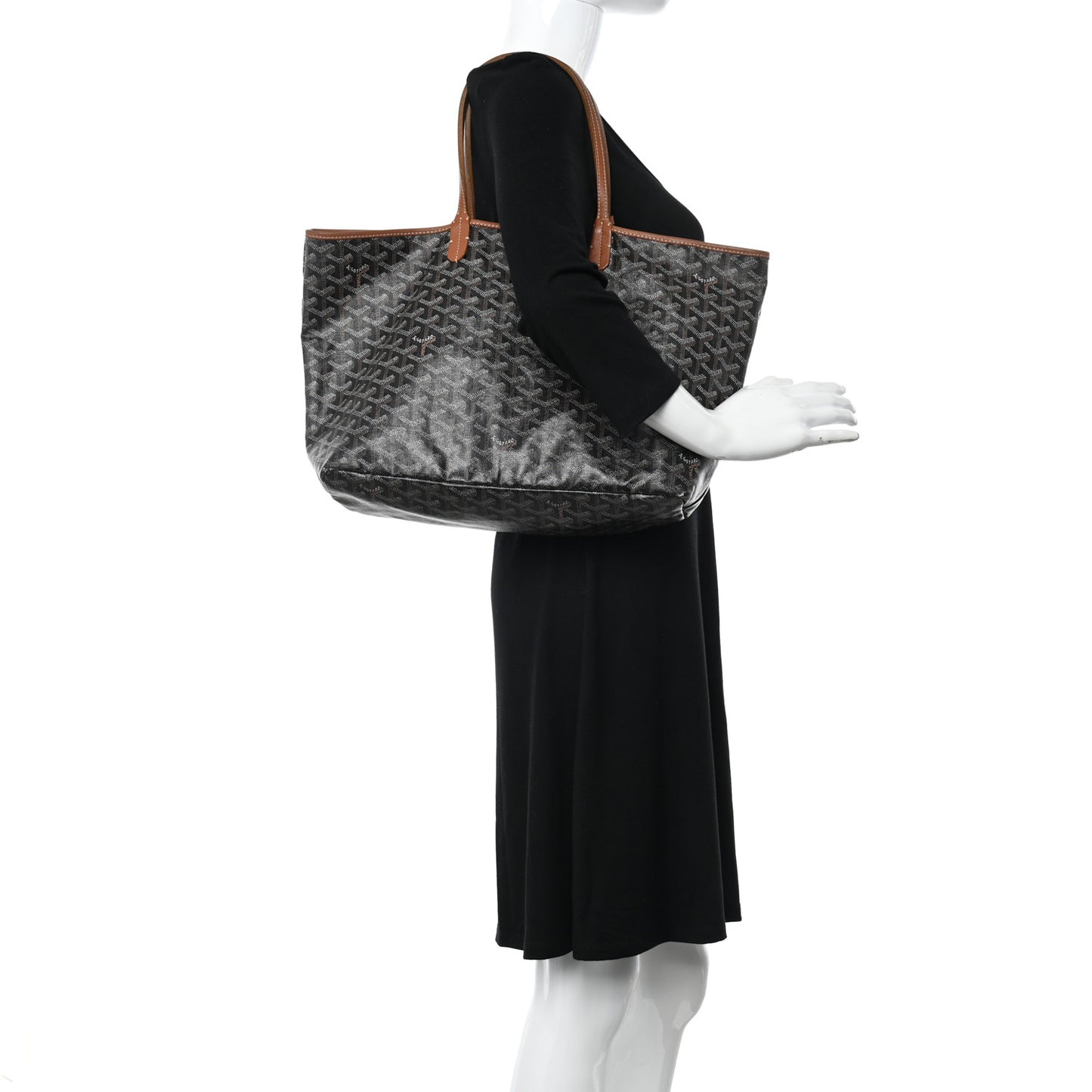 Goyardine Saint Louis PM Black Gold