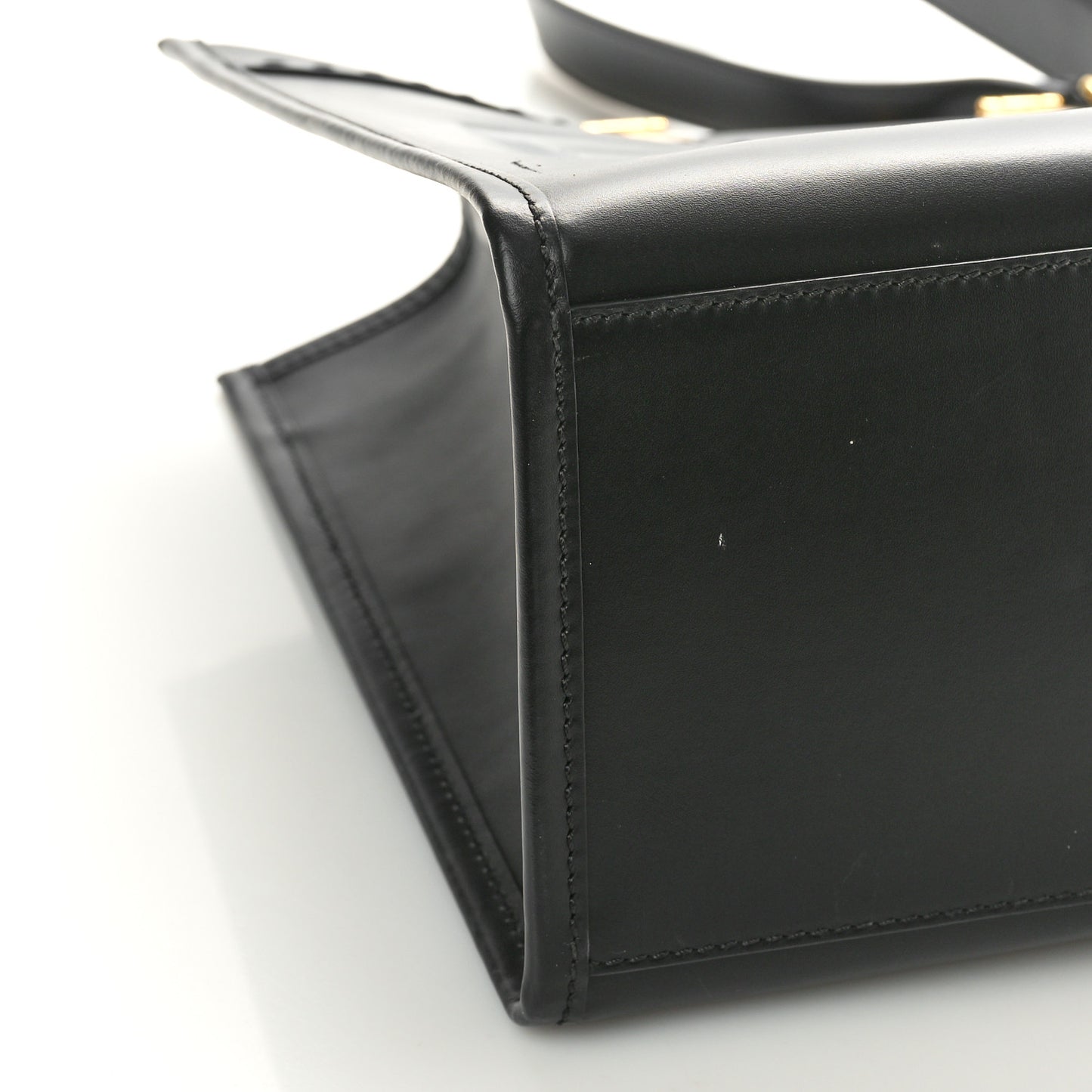 Vitello King Plexiglass Medium Fendi Sunshine Shopper Tote Black