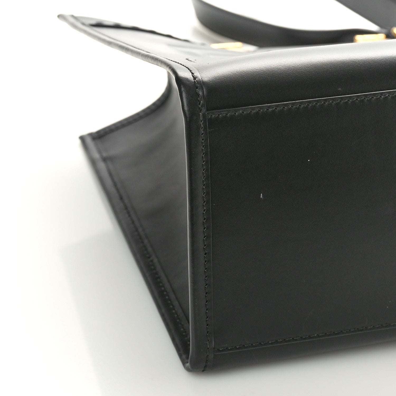 Fendi Vitello King Plexiglass Medium Fendi Sunshine Shopper Tote Black 8 of 10