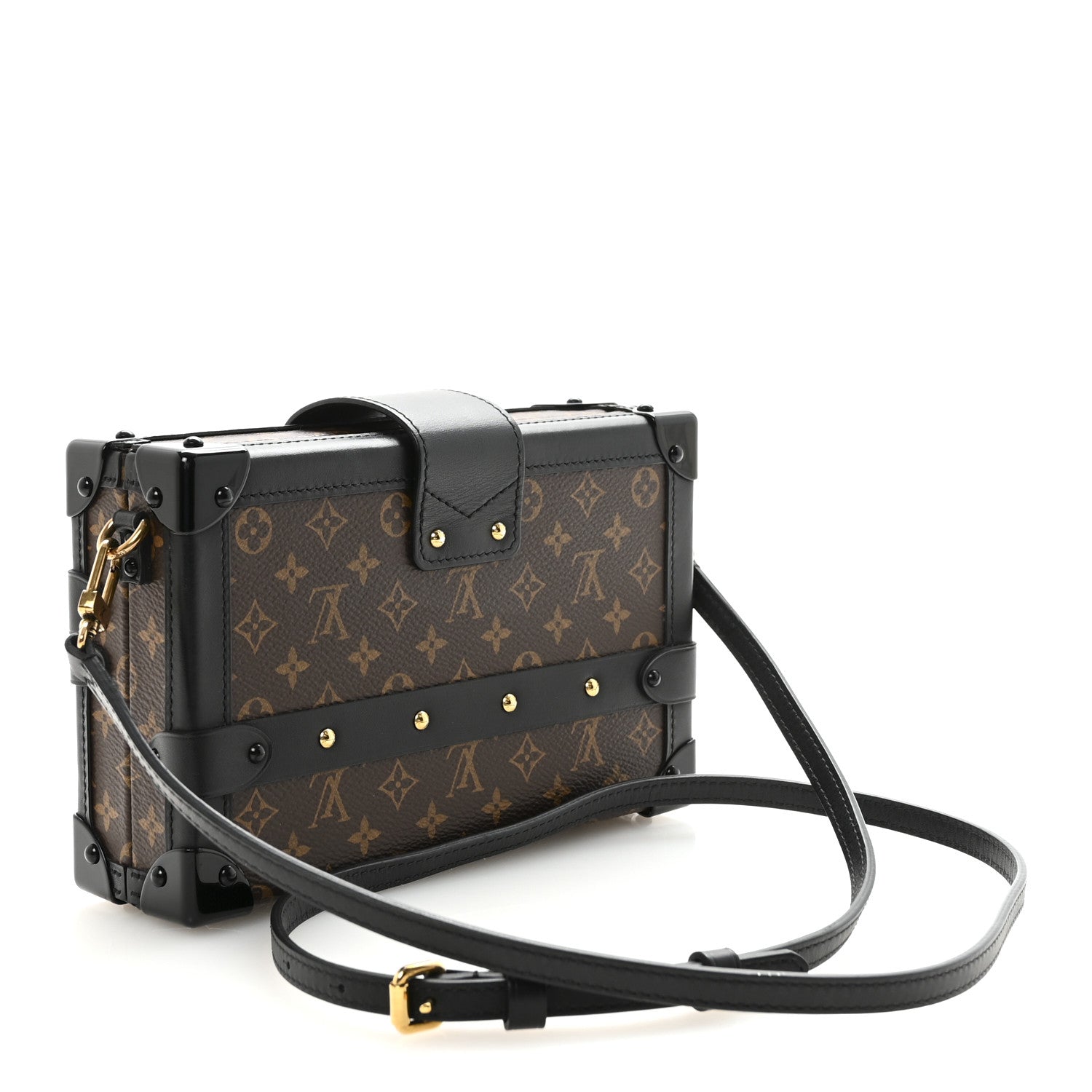 Louis Vuitton Monogram Petite Malle Black 3 of 9