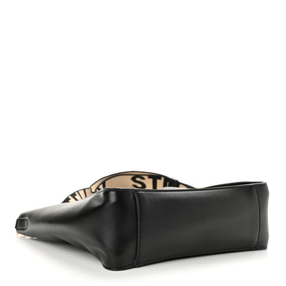 Stella McCartney Eco Alter Nappa Perforated Logo Mini Crossbody Black 4 of 10
