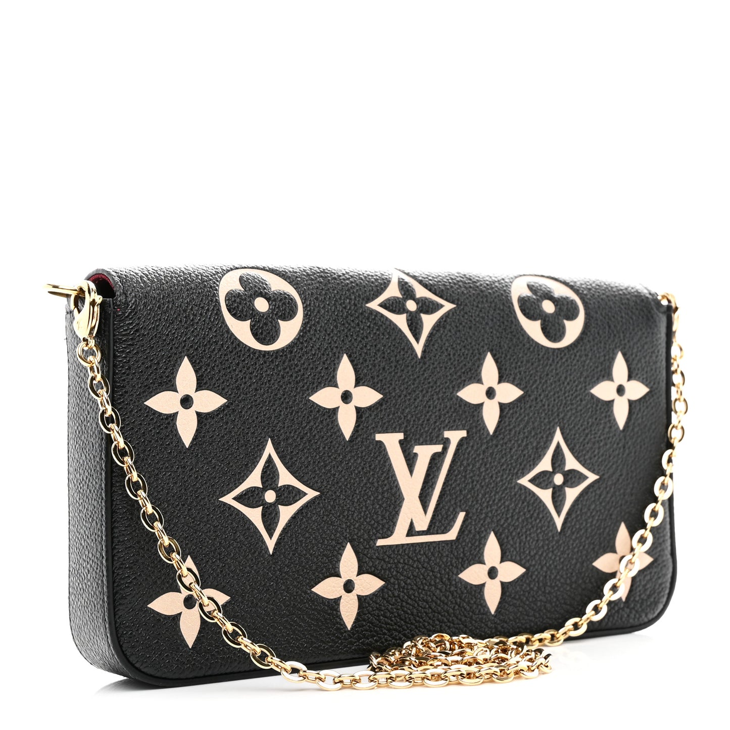 Empreinte Monogram Giant Felicie Pochette Black Beige
