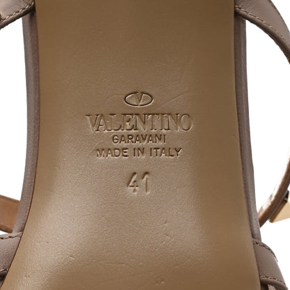Valentino Garavani Calfskin Rockstud 50mm Flip Flop Thong Sandals 41 Poudre 8 of 9