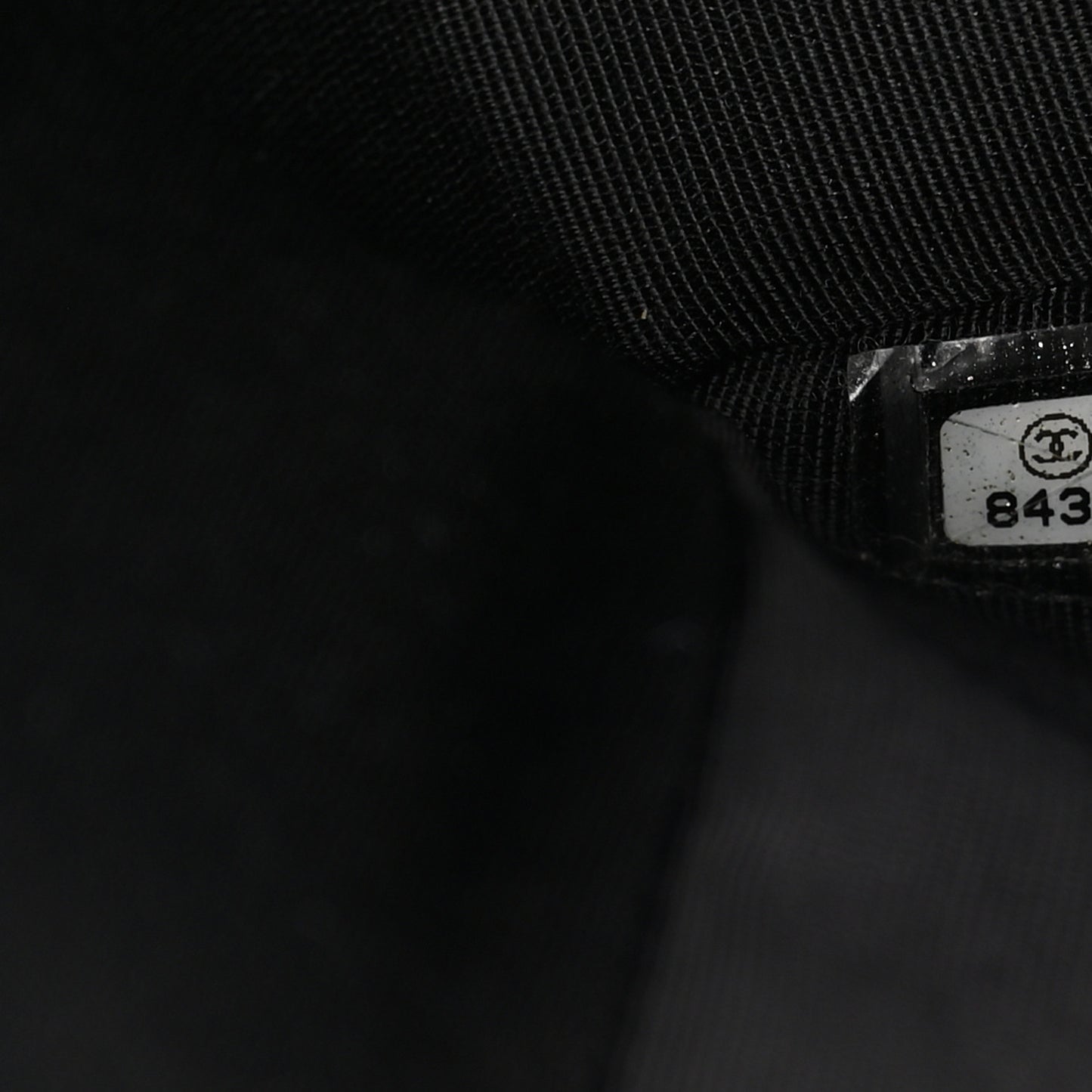 Lambskin Quilted Single Flap Bag Black Beige