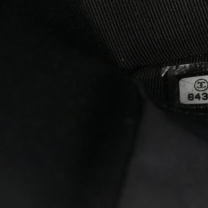 Chanel Lambskin Quilted Single Flap Bag Black Beige 7 of 12