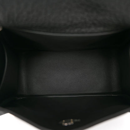 Hermes Taurillon Clemence Mini Lindy 20 Black 5 of 11