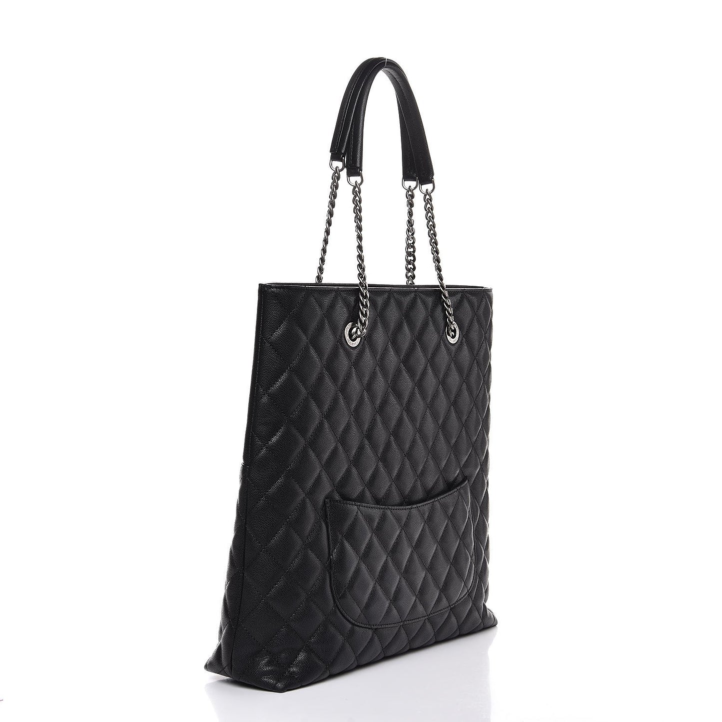 Caviar Quilted Urban Delight Tote Black